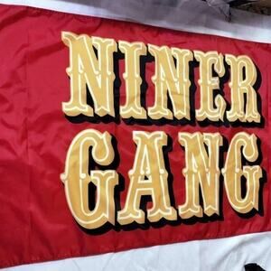49er Flag San Francisco Niners Gang Flag 3x5 Feet Brand New Football NFL
